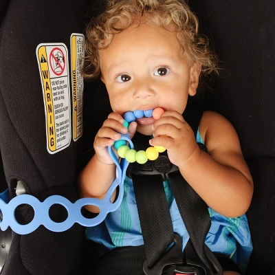 Morepeas Baby Toy And Cup Strap - Blueberry 1 Morepeas Baby Toy And Cup Strap - Blueberry