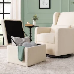 Carter's By DaVinci Adrian Swivel Glider With Storage Ottoman -Baby Products GUEST 0292aa8a e2c3 4eb8 8c6e 9e5b3e31bf1e
