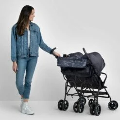 BabyGap By Delta Children Classic Double Stroller - Greenguard Gold Certified