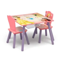 Delta Children Disney Princess Kids' Table And Chair Set With Storage (2 Chairs Included) - Greenguard Gold Certified - 3ct -Baby Products GUEST 0641478c 7118 4188 9a28 d77085ffaaf5