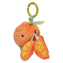 Manhattan Toy Mini-Apple Farm Orange Baby Travel Toy With Rattle, Squeaker, Crinkle Fabric & Teether Clip-on Attachment 11 Manhattan Toy Mini-Apple Farm Orange Baby Travel Toy With Rattle, Squeaker, Crinkle Fabric & Teether Clip-on Attachment -Baby Products GUEST 078f48cc c437 4e03 ac68 2f35b92a3066