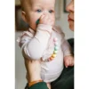 Loulou Lollipop Lolli Soother Holder In Silicone Clip - Cotton Candy