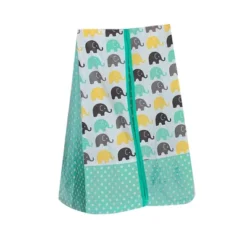 Bacati - Elephants Mint/Yellow/Gray 10 Pc Crib Bedding Set With 2 Crib Fitted Sheets 16 Bacati - Elephants Mint/Yellow/Gray 10 Pc Crib Bedding Set With 2 Crib Fitted Sheets -Baby Products GUEST 14f94bc9 1ecc 44cf 9e63 ea9ca94e3cb3