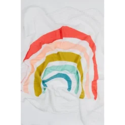 Clementine Kids Rainbow Print Swaddle Wrap