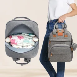 KeaBabies Diaper Bag With Changing Pad - Waterproof Baby Bag, Travel Diaper Bags, Baby Diaper Bag Backpack -Baby Products GUEST 1909510e 3750 4c87 a44a 63309cd8e363