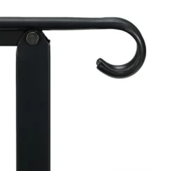 JOMEED UP040 1, 2, Or 3 Step Wrought Iron Transitional Entrance Handrail With Hardware For Outdoor Spaces, Walkways, Patios, And More, Black -Baby Products GUEST 190efbd2 9369 4208 b983 2ad486d9f1ec