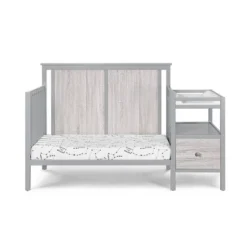 Suite Bebe Connelly 4-in-1 Convertible Crib And Changer Combo - Gray/Rockport Gray -Baby Products GUEST 19d9ed81 e6c9 4ff0 bc72 3c80d4d5ba1f
