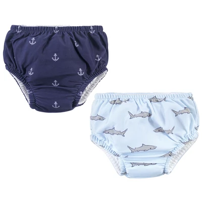 Hudson Baby Infant And Toddler Unisex Swim Diapers, Blue Gray Shark 4 Hudson Baby Infant And Toddler Unisex Swim Diapers, Blue Gray Shark - Image 4