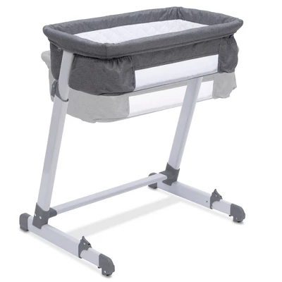 Simmons Kids' By The Bed City Sleeper Bassinet - Gray Tweed 4 Simmons Kids' By The Bed City Sleeper Bassinet - Gray Tweed - Image 4