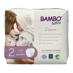 Bambo Nature Dream Disposable Diapers, Eco-Friendly, Size 2 -Baby Products GUEST 200dda84 a311 4337 a46b 63e91e1148ab