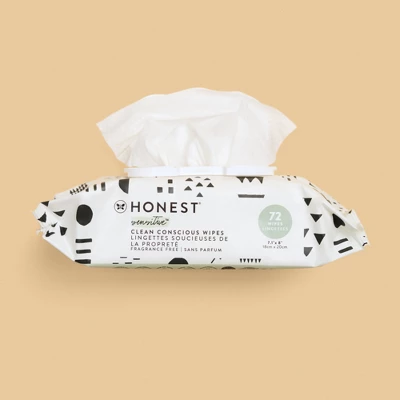 The Honest Company Plant-Based Baby Wipes Made With Over 99% Water - Pattern Play (Select Count) 4 The Honest Company Plant-Based Baby Wipes Made With Over 99% Water - Pattern Play (Select Count) - Image 4