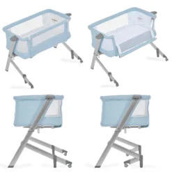 Dream On Me Skylar Bassinet And Bedside Sleeper - Blue -Baby Products GUEST 25a16124 5715 47a1 98b8 17f93cc99077