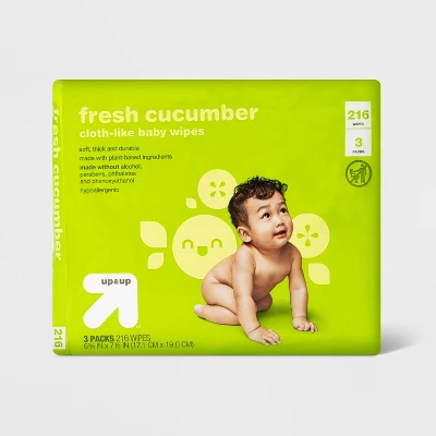 Fresh Cucumber Baby Wipes- Up & Up™ (Select Count) 11 Fresh Cucumber Baby Wipes- Up & Up™ (Select Count) - Image 11