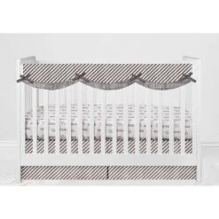Bacati - Love Aztec Design/Print Gray/Silver 6 Pc Crib Bedding Set With Long Rail Guard Cover 18 Bacati - Love Aztec Design/Print Gray/Silver 6 Pc Crib Bedding Set With Long Rail Guard Cover -Baby Products GUEST 289110bb 8771 4ea7 9586 74d12952a21b