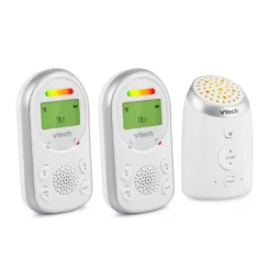 VTech 2 Parent Digital Audio Monitor With Ceiling Night Light - TM8212-2