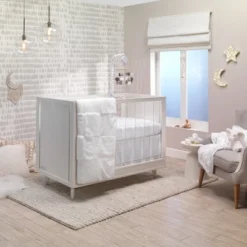 Lambs & Ivy Signature Pom Pom Musical Baby Crib Mobile - White/Gray -Baby Products GUEST 2959ed56 2399 48c1 a96c a557be370a31