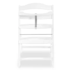 Hauck AlphaPlus Grow Along White Wooden High Chair Seat With Removable Tray Table And Grey Deluxe Seat Cushion Pad For Babies 6 Months And Up -Baby Products GUEST 2a987133 acec 4f54 b95c e0bb6e8dca95