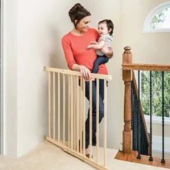 Evenflo Top-of-Stair Extra Tall Wood Gate -Baby Products GUEST 2b22418a eddb 4b18 8e02 02d7332728b3