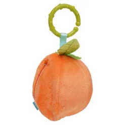 Manhattan Toy Mini-Apple Farm Orange Baby Travel Toy With Rattle, Squeaker, Crinkle Fabric & Teether Clip-on Attachment 12 Manhattan Toy Mini-Apple Farm Orange Baby Travel Toy With Rattle, Squeaker, Crinkle Fabric & Teether Clip-on Attachment -Baby Products GUEST 31297197 906b 462b b6ed 548522d6ff56
