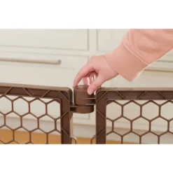 Regalo Plastic Play Yard With Door - Brown 8 Regalo Plastic Play Yard With Door - Brown -Baby Products GUEST 31d04ae7 3ff1 4abc 9a31 fa40333063c3
