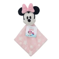 Lambs & Ivy Disney Baby Minnie Mouse Pink Stars Security Blanket/Lovey -Baby Products GUEST 325f49c9 b534 4693 8fef edcacd9b4d63