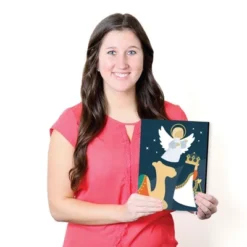 Big Dot Of Happiness Holy Nativity - Religious Nursery Wall Art And Manger Scene Christmas Room Decor - 7.5 X 10 Inches - Set Of 3 Prints -Baby Products GUEST 3444b613 f1af 4163 b4da a323b12e94b1