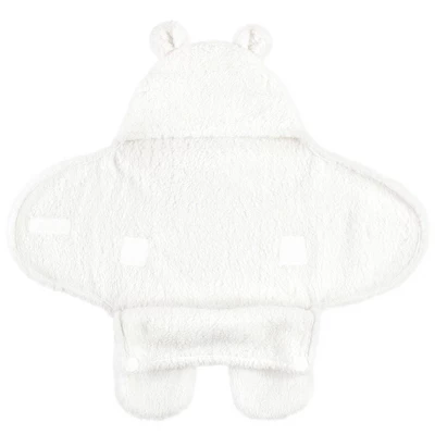 Hudson Baby Unisex Baby Animal Faux Shearling Baby Outdoor Stroller Sack Wrap, Cream, One Size 2 Hudson Baby Unisex Baby Animal Faux Shearling Baby Outdoor Stroller Sack Wrap, Cream, One Size - Image 2