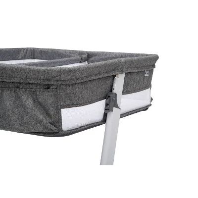 Delta Children Simmons Kids' By The Bed City Sleeper Bassinet For Twins - Gray 5 Delta Children Simmons Kids' By The Bed City Sleeper Bassinet For Twins - Gray - Image 5
