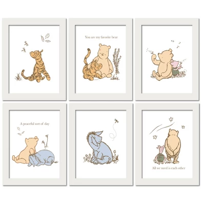 Lambs & Ivy Disney Baby Classic Pooh Unframed Nursery/Child Wall Art 2 Lambs & Ivy Disney Baby Classic Pooh Unframed Nursery/Child Wall Art - Image 2