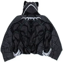 Black Panther Hooded Towel