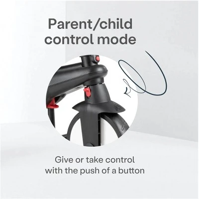 SmarTrike STR5 6 In 1 Foldable Toddler Stroller Tricycle Combination With 1 Hand Steering Shock Absorbency And 5 Point Harness, Black And White 4 SmarTrike STR5 6 In 1 Foldable Toddler Stroller Tricycle Combination With 1 Hand Steering Shock Absorbency And 5 Point Harness, Black And White - Image 4