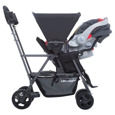 Joovy Caboose Ultralight Sit Stand Double Stroller 1 Joovy Caboose Ultralight Sit Stand Double Stroller