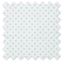 Bacati - Floral Petals Aqua Muslin 100 Percent Cotton Universal Baby US Standard Crib Or Toddler Bed Fitted Sheet -Baby Products GUEST 3f13828d 99f1 4f76 a338 5722730fdcb3