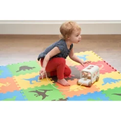 Tadpoles Dinosaur Foam Playmats For Kids |16 Interlocking Foam Mats | Total Floor Coverage 50 X 50 8 Tadpoles Dinosaur Foam Playmats For Kids |16 Interlocking Foam Mats | Total Floor Coverage 50 X 50 -Baby Products GUEST 42411369 5257 4def 86d6 c78b7cca6d3b