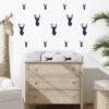 Sweet Jojo Designs Changing Pad Cover - Navy & White Stag