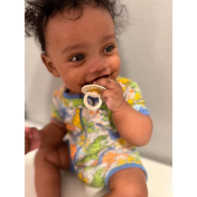 Bibs Color Anatomical Nipple Latex Pacifier - 2pk 10 Bibs Color Anatomical Nipple Latex Pacifier - 2pk - Image 10