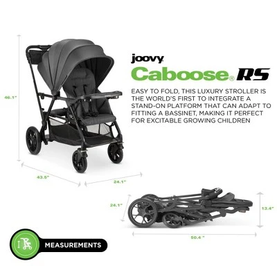 Joovy Caboose RS Premium Sit And Stand Double Stroller 1 Joovy Caboose RS Premium Sit And Stand Double Stroller