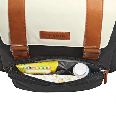 JJ Cole Bloomfield Modular Knapsack Diaper Bag Onyx & Ivory 10 JJ Cole Bloomfield Modular Knapsack Diaper Bag Onyx & Ivory - Image 10