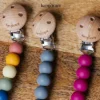 Kanga Care Silicone & Wood Paci Clip