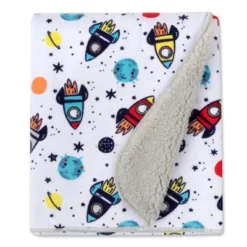 Fisher Price Fisher-Price Space Explorer Sherpa Lined Blanket And Plush Booties -Baby Products GUEST 524a1848 cf31 4cbd 8f5f 43d3df75f1c4