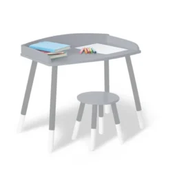 Modern Study Desk And Stool Set - WildKin -Baby Products GUEST 53394ff7 990f 44b4 9517 9fcf0d944500