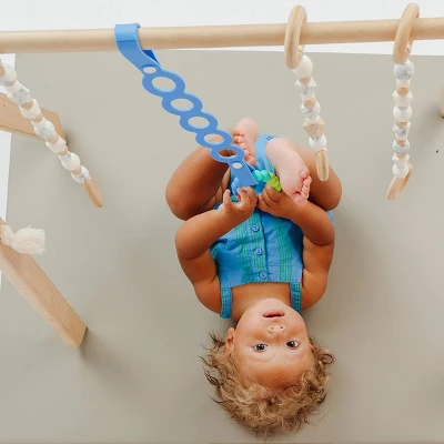 Morepeas Baby Toy And Cup Strap - Blueberry 3 Morepeas Baby Toy And Cup Strap - Blueberry - Image 3