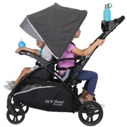 Baby Trend Sit N' Stand 5-in-1 Shopper Stroller Travel System - Gray -Baby Products GUEST 5736c01d a836 4bd5 b672 b68a534e8a38