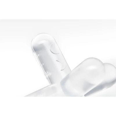 Moonjax Silicone Baby Teether Clear 9 Moonjax Silicone Baby Teether Clear - Image 9