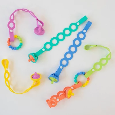 Morepeas Baby Toy And Cup Strap - Blueberry 4 Morepeas Baby Toy And Cup Strap - Blueberry - Image 4