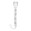 Loulou Lollipop Lolli Soother Holder In Silicone Clip - Marble Gray