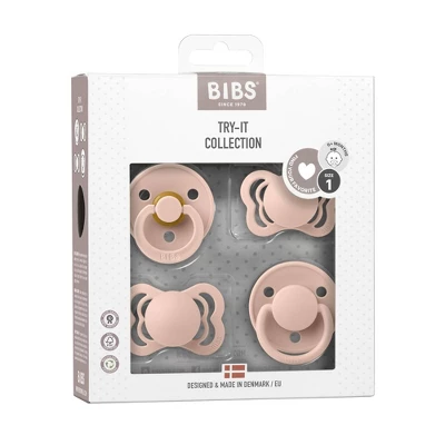 Bibs Try-It Silicone & Latex Pacifier Collection - 4pk 6 Bibs Try-It Silicone & Latex Pacifier Collection - 4pk - Image 6