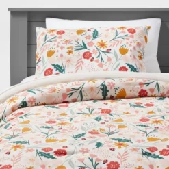 Floral Garden Cotton Kids' Comforter Set - Pillowfort™ -Baby Products GUEST 61510c2a 74a3 4aa9 8d3c 354593e810f5