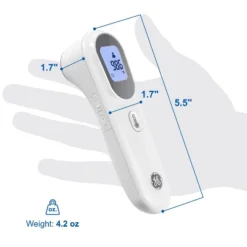 GE Truvitals Digital Forehead Thermometer For Adults, Kids And Babies, Non-Contact Temperature Scanner, Instant Reading, Fever Alert (TM3000) -Baby Products GUEST 639d5371 f1ac 4a93 9835 0b243740ec92