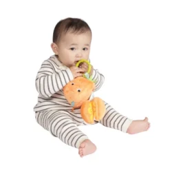 Manhattan Toy Mini-Apple Farm Orange Baby Travel Toy With Rattle, Squeaker, Crinkle Fabric & Teether Clip-on Attachment 17 Manhattan Toy Mini-Apple Farm Orange Baby Travel Toy With Rattle, Squeaker, Crinkle Fabric & Teether Clip-on Attachment -Baby Products GUEST 68fafce0 7c14 40f0 8d55 780e2a9ebaf3